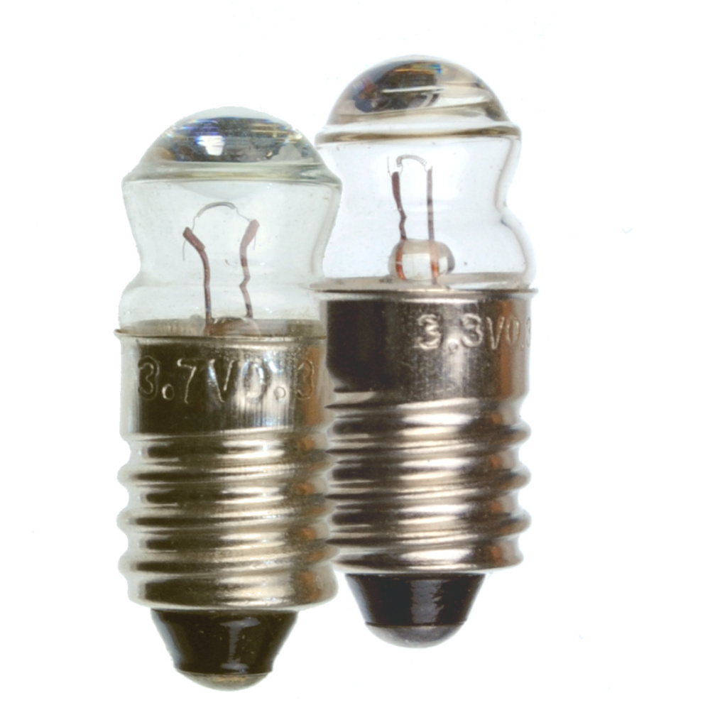 E10 Fernsichtbirnchen 3,3-3,7V / 0,3A Ersatzlampe